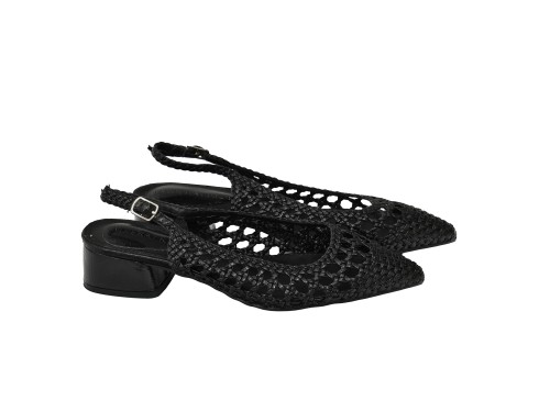 Sandali intreccio - tacco 4,5 cm