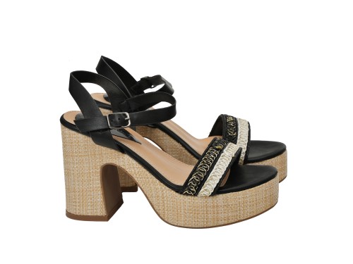 Sandali cinturino - tacco 11,0 cm - plateaux 4,0 cm