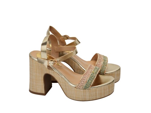 Sandali cinturino - tacco 11,0 cm - plateaux 4,0 cm