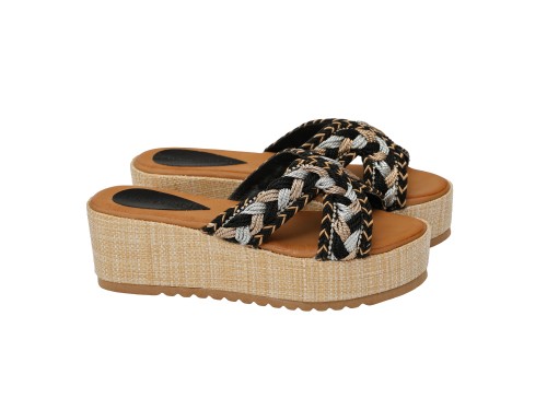 Ciabatta - tacco 6,5 cm - plateaux 4,0 cm