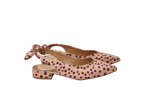 Ballerine pois - tacco 3,0 cm