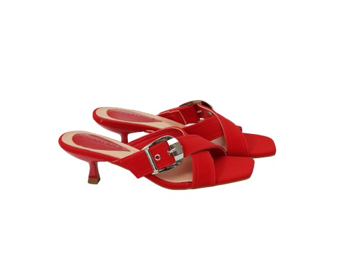 Sandali incrociati - tacco 6,0 cm