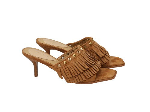 Sandali frange  - tacco 7,0 cm