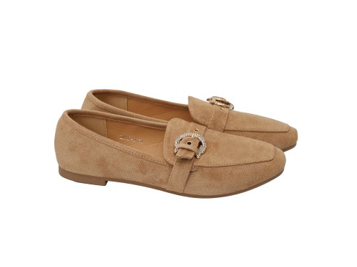 Mocassini con accessorio  - tacco 1,0 cm