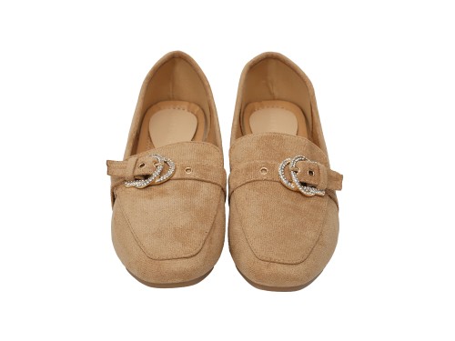 Mocassini con accessorio  - tacco 1,0 cm