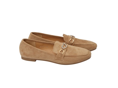 Mocassini con accessorio - tacco 1,0 cm