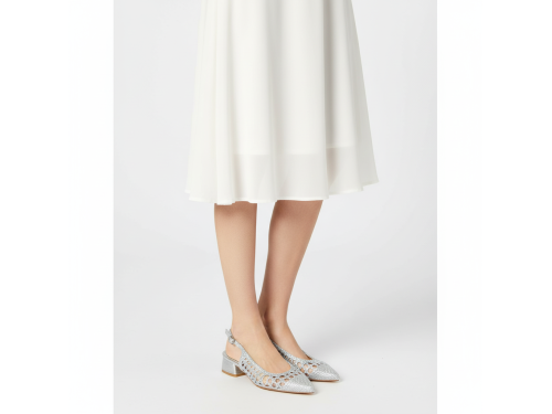 Sandali intreccio - tacco 4,5 cm