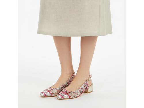 Sandali intreccio - tacco 4,5 cm