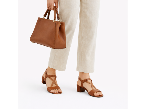 Sandali cinturino regolabile - tacco 8,5 cm