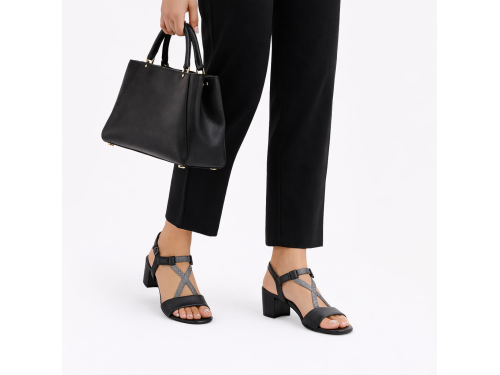 Sandali cinturino regolabile - tacco 8,5 cm