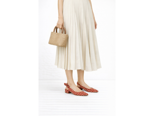 Ballerine pois - tacco 3,0 cm