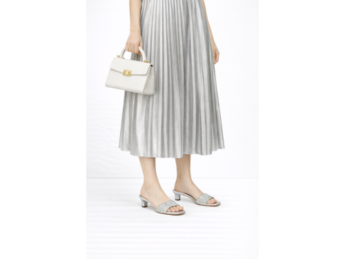 Ciabatta intreccio  - tacco 3,5 cm