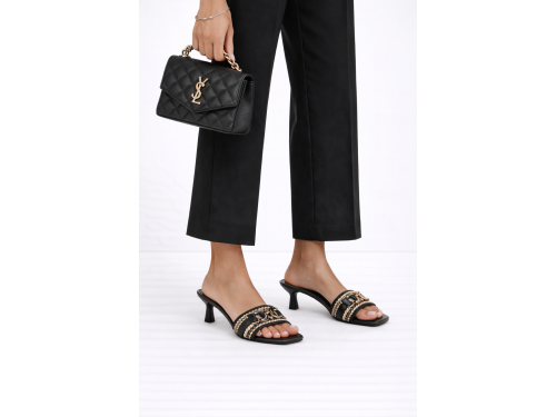 Sandali con accessorio - tacco 6,5 cm