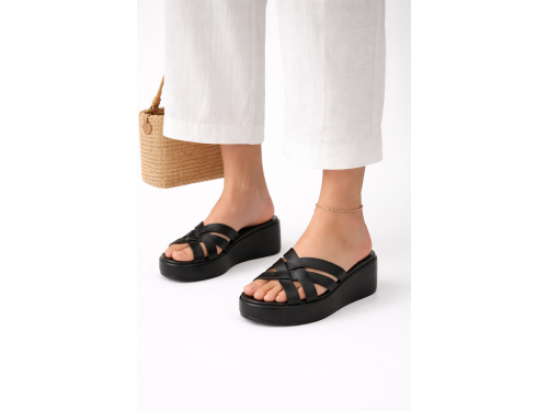 Ciabatta - tacco 7,0 cm - plateaux 2,5 cm