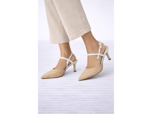 Decolletè con cinturino regolabile - tacco 8,5 cm