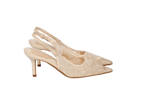 Decolletè ricamati - tacco 8,5 cm