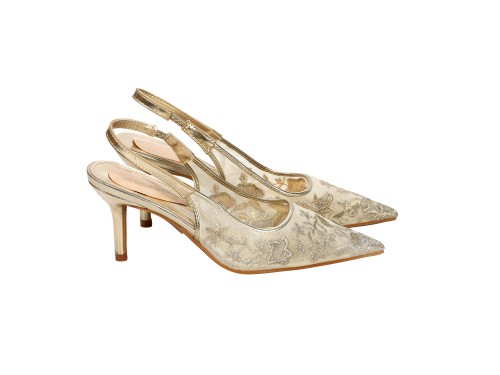 Decolletè ricamati - tacco 8,5 cm