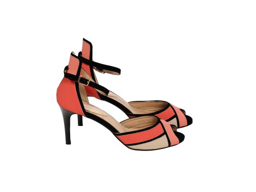 Decolletè con cinturino alla caviglia - tacco 8,5 cm