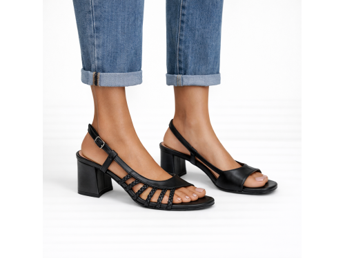 Sandali cinturino regolabile - tacco 7,5 cm