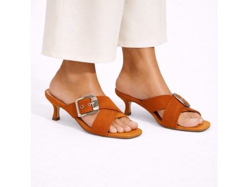 Sandali incrociati - tacco 6,0 cm