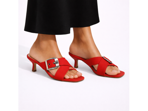 Sandali incrociati - tacco 6,0 cm