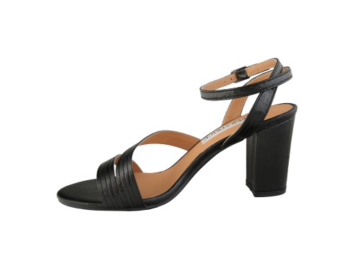 Sandali con tacco quadrato