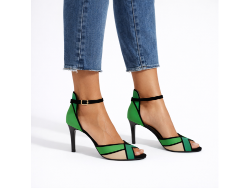 Decolletè con cinturino alla caviglia - tacco 8,5 cm