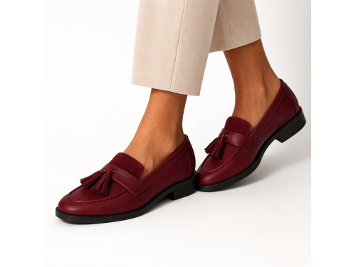 Mocassino con frange - tacco 2,5 cm