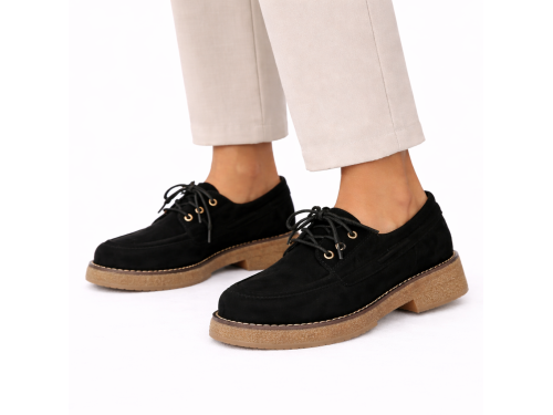 Mocassino stringato - tacco 4,0 cm