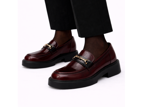 Mocassini con accessorio - tacco 4,0 cm