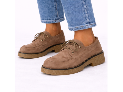 Mocassino stringato - tacco 4,0 cm