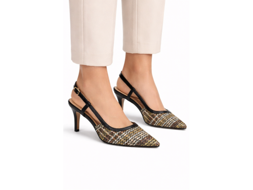 Decolletè con cinturino regolabile - tacco 8,5 cm