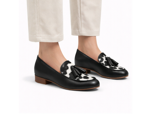 Mocassini punta rotonda - tacco 2 cm