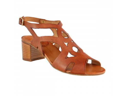 Sandali in pelle cuoio