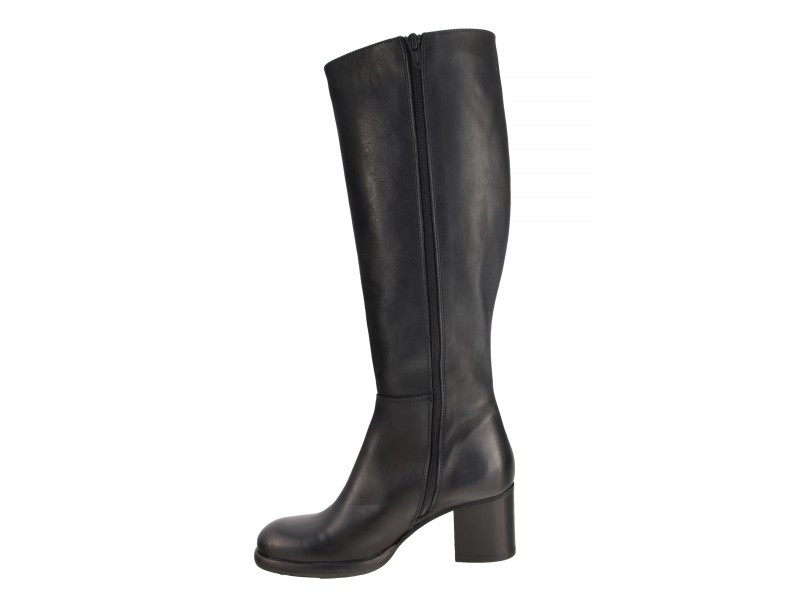 Stivali in pelle di vitello con tacco comodo | Imperatrice Calzature | Home