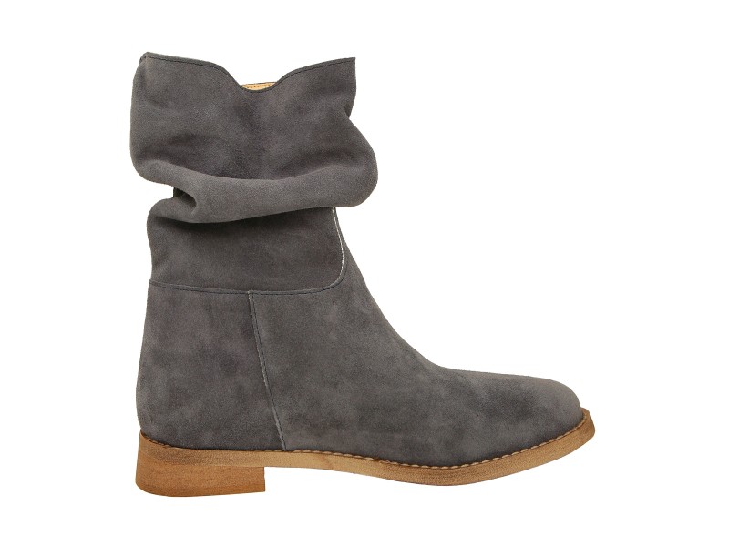 Stivaletti in camoscio con zeppa interna | Imperatrice Calzature | Home